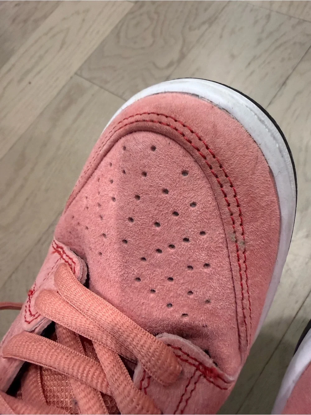 Nike SB Dunk Low Pro Sneakers in Pink Pig
